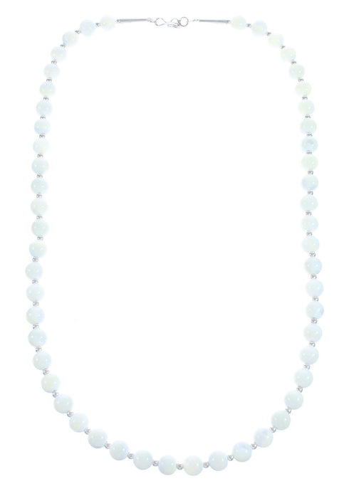 Genuine Mother Of Pearl Bead Necklace KX121006